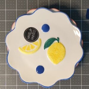 Luna & Sage Hand-Painted Dessert Plates
